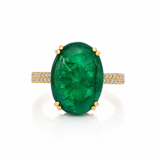 Gold Plated Oval Shape Ring