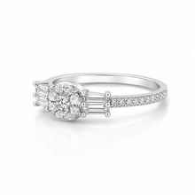 Solitaire Baguette Ring