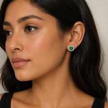 Chloé Emerald Coloured Studs