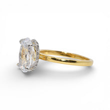 Gold Plated Oval Shape Ring