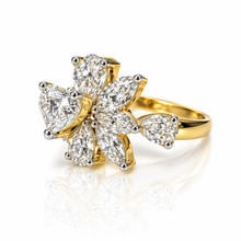 Cordelia Gold Heart Cocktail Ring