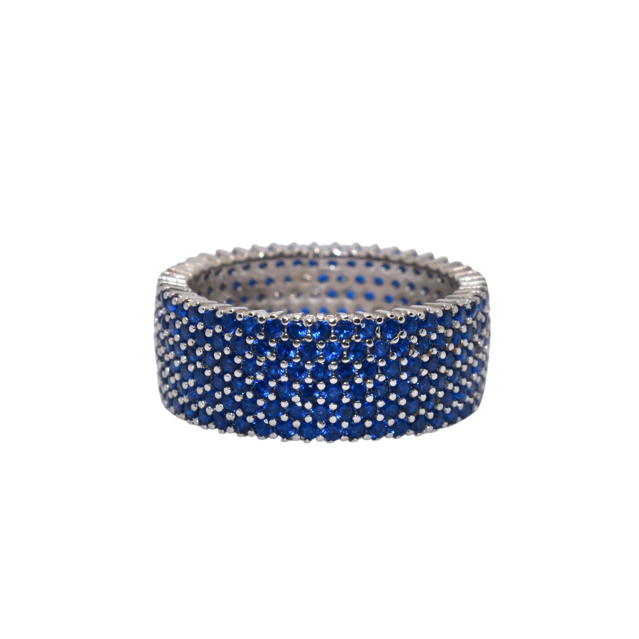 Sapphire Coloured Band Ring