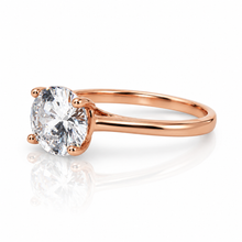 Rose Gold Solitaire Ring