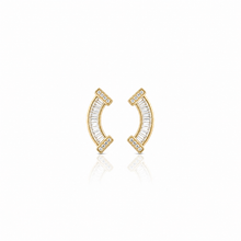 92.5 Silver Gold Plated Emma Studs