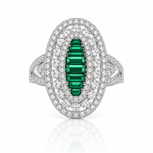Emerald Coloured Ring