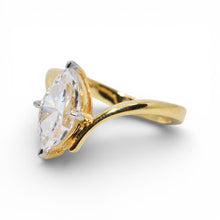 Gold Plated Marquise Ring