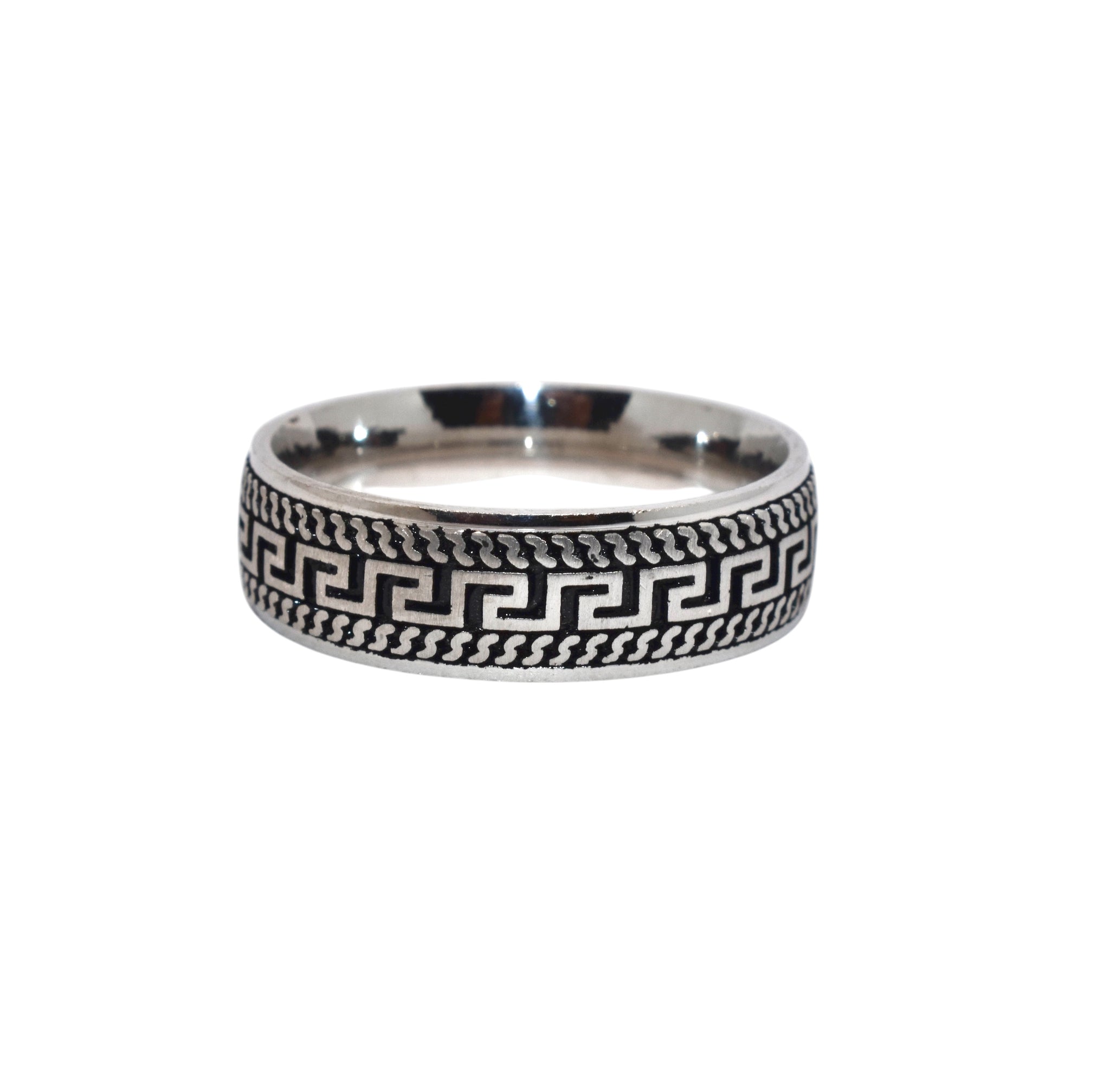 Men's Oxidised Band Ring
