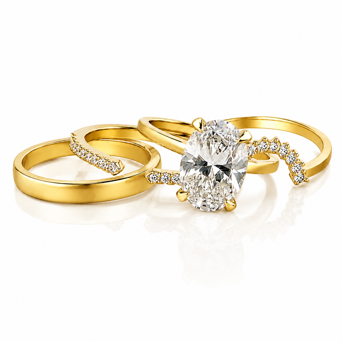 Hailey Set Ring — Gold