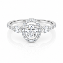 Halo Oval Shape Ring
