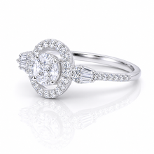 Halo Oval Shape Ring