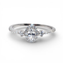 Halo Oval Shape Ring