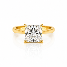 Gold Plated Cushion Cut Ring