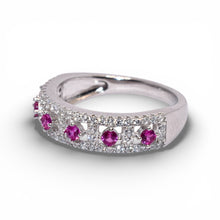 Ruby Half Band Ring