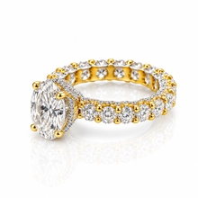 Marguerite Gold Oval Cocktail Ring