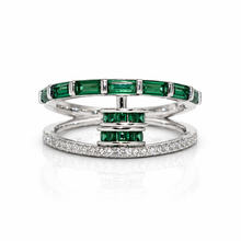 Aurora Emerald Cut Ring