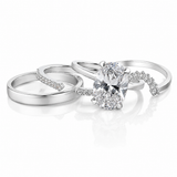 Hailey Set Ring — Silver