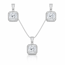 Cushion Cut Chain Pendant