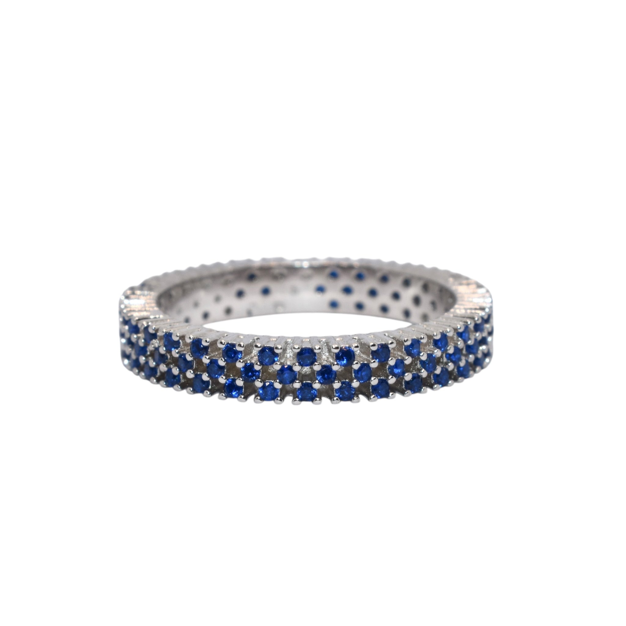 Sapphire Coloured Band Ring