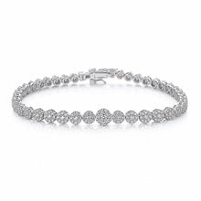 Halo Solitaire Bracelet