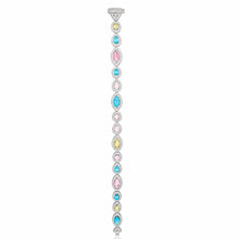 Multi Shape Pastel Coloured Bracelet