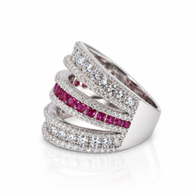 Fiorella Ruby Coloured Ring