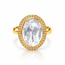 Halo Oval Shape Ring