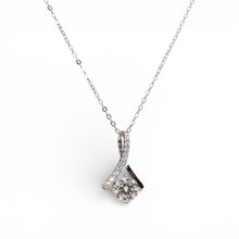 Solitaire Moissanite Chain Pendant