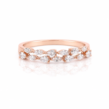 Rose Gold Halo Solitaire Set Ring