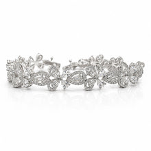Halo Pear Shape Baguette Bracelet