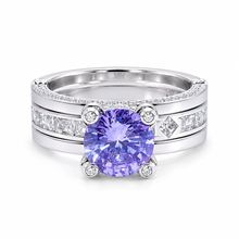 Cecilia Voilet Coloured Ring
