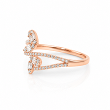 Rose Gold Marquise Baguette Ring