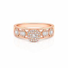 Rose Gold Baguette Dual Set Ring