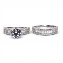 Cassie Solitaire Baguette Dual Set Ring