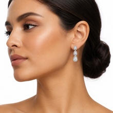 Tri Pear Shape Studs