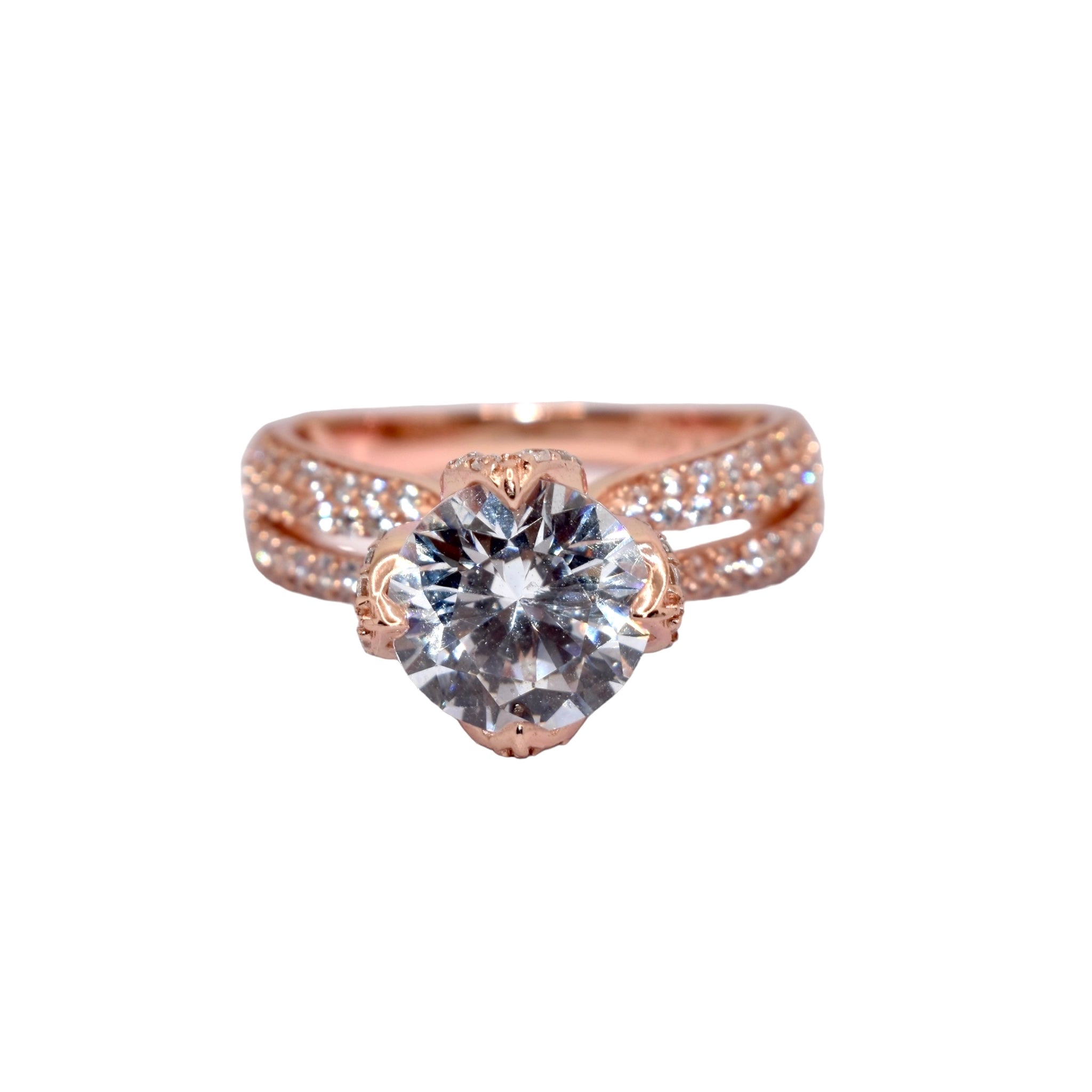 Rose Gold Solitaire Ring