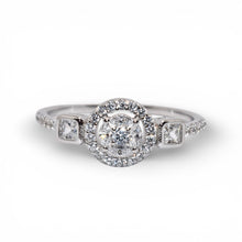 Halo Solitaire Ring
