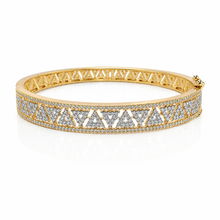 Gold Coloured Triangle Bracelet