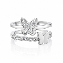 Dual Butterfly Shape Ring