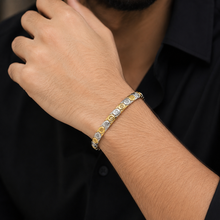 Dual Tone Men's Bracelet