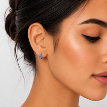 Charlotte Sapphire Coloured Studs
