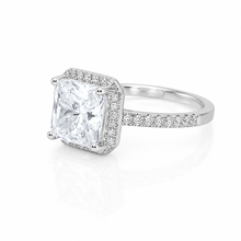 Halo Cushion Cut Ring