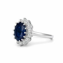 Diana Sapphire Oval Ring