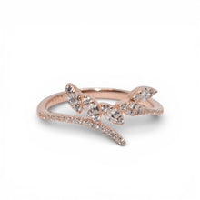 Rose Gold Five Marquise Ring