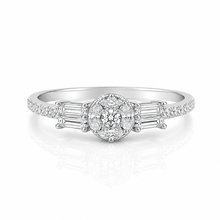 Solitaire Baguette Ring