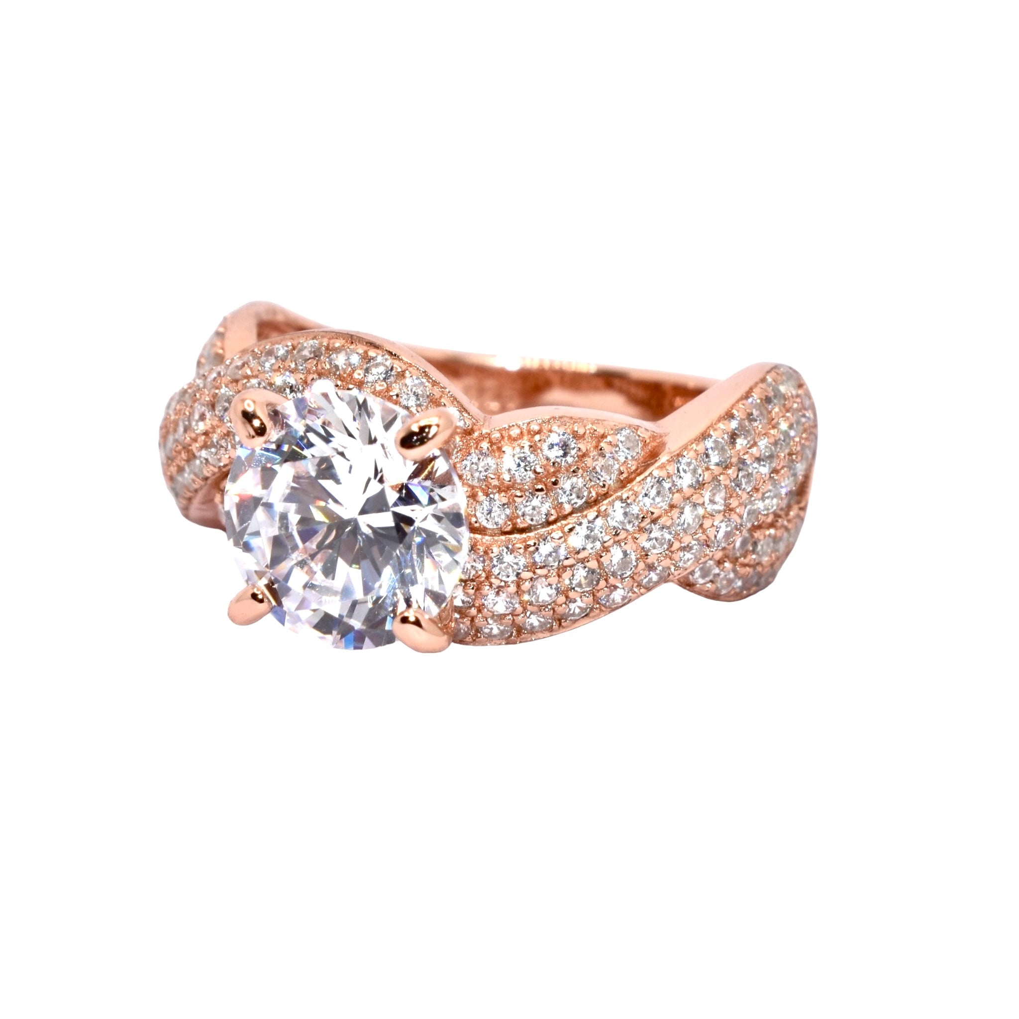 Rose Gold Solitaire Ring