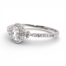 Halo Oval Shape Ring