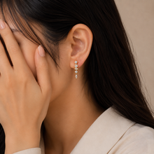 Gold Coloured Hanging Studs