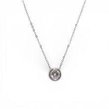 Solitaire Moissanite Chain Pendant