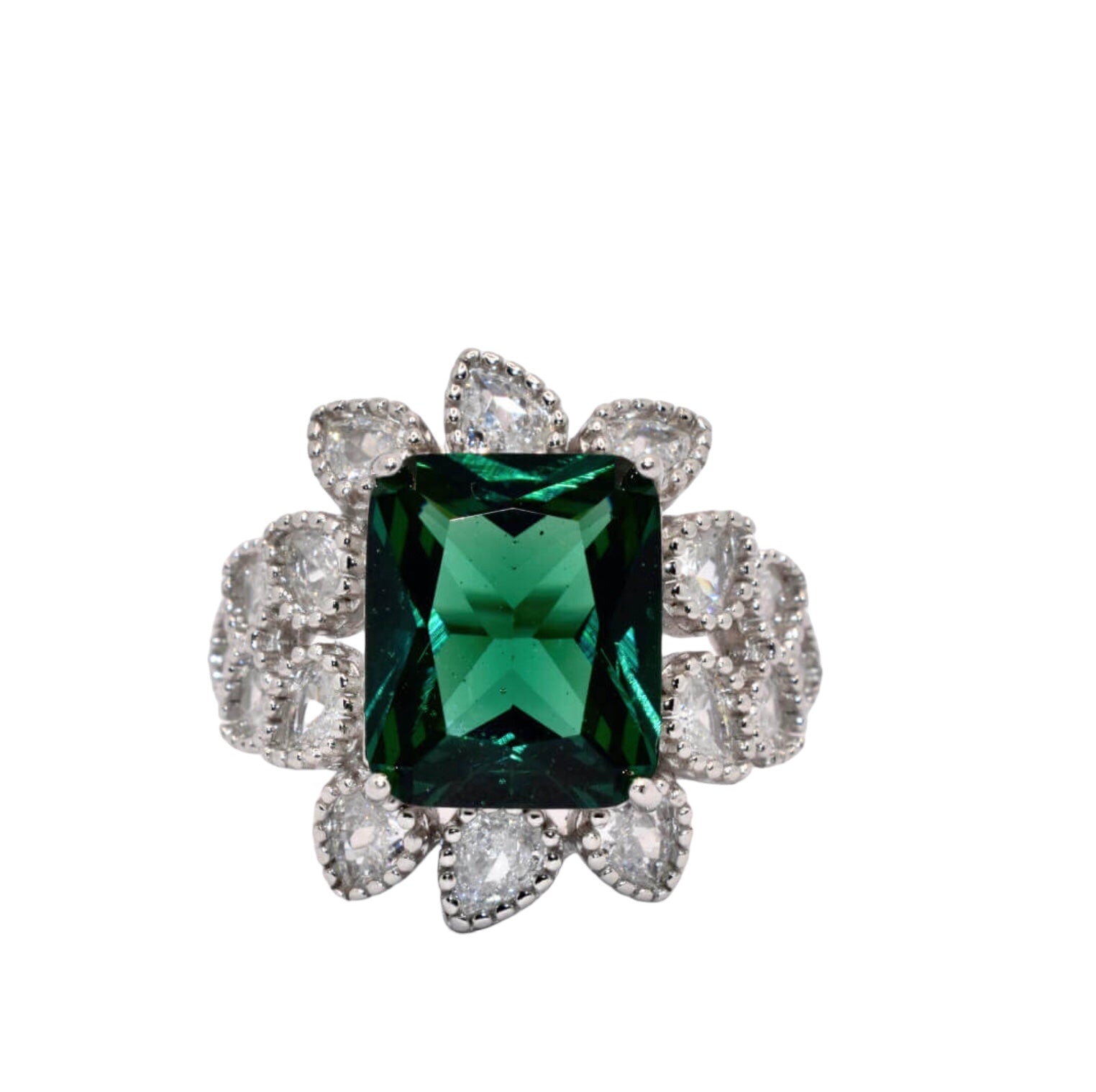 Emerald Coloured Ring