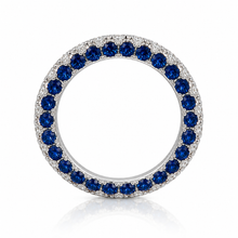 Sapphire Coloured Band Ring